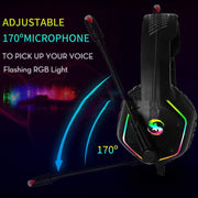 RGB Light 7.1 Channel Luminous Gaming Headset