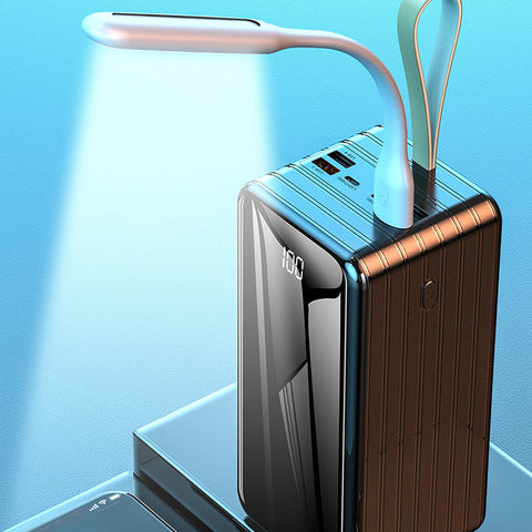 Outdoor Comes With A Four-wire Large-capacity 80,000 MAh Power Bank Mobile Power Bank