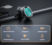 Wireless Bluetooth headset with LED display