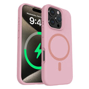 Liquid Silicone Lens Protection Strong Magnetic Suction Phone Case