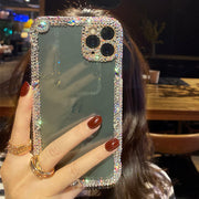 Personalized Creative Transparent Rhinestone Phone Case