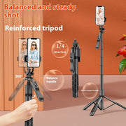 Mobile Phone Bluetooth Selfie Stick Tripod