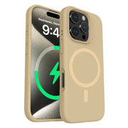 Liquid Silicone Lens Protection Strong Magnetic Suction Phone Case