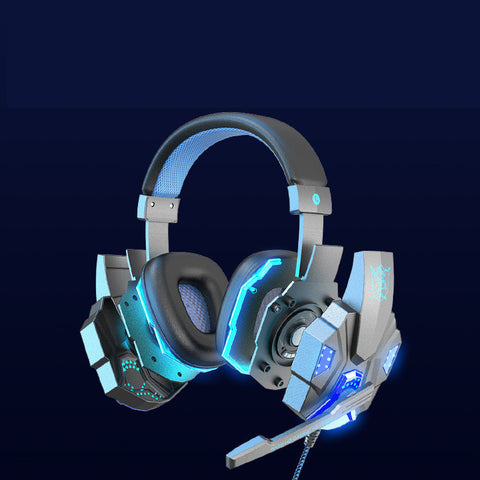 Gaming 7.1 Wire-controlled Headset Light-emitting Headphones