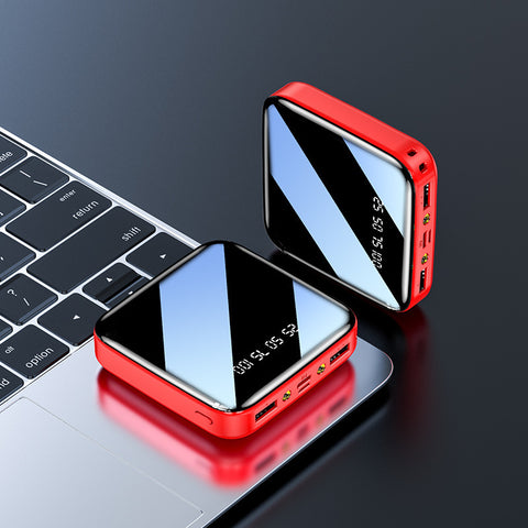 Mirror Mini-portable Power Bank Large Capacity